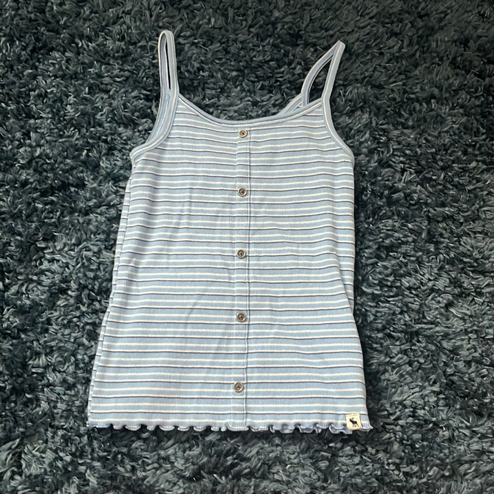 blue kids tank top